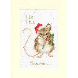 'Tis The Season - Christmas Card Cross Stitch Kit