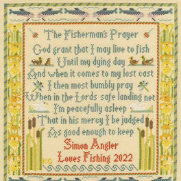 Moira Blackburn: The Fisherman's Prayer - Cross Stitch Kit