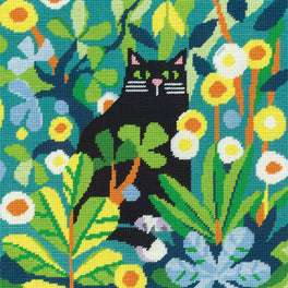 Black Cat - Heritage Crafts Tapestry Kit